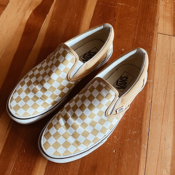 Vans Shoes - Yellow Checkered Vans